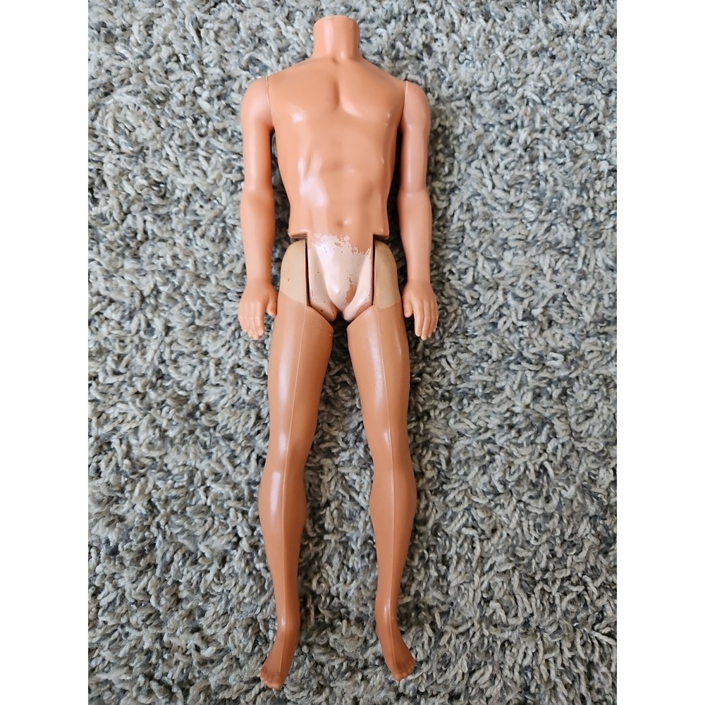 Vintage Barbie Ken Body Only 1968 Missing Head 1088-0500 6 Mattel Hong Kong